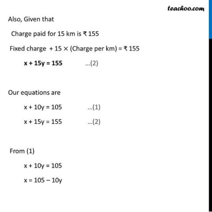 A taxi charges a flat rate of $1.75, plus an additional $0.65 per mile. If Erica has at most 10$ to