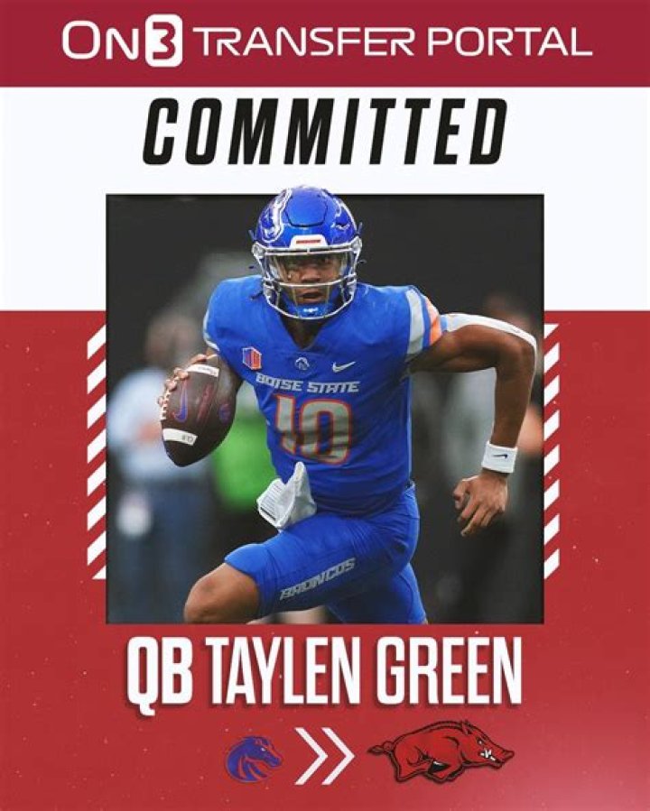 Mountain West Champion QB Taylen Green Transfers to Arkansas